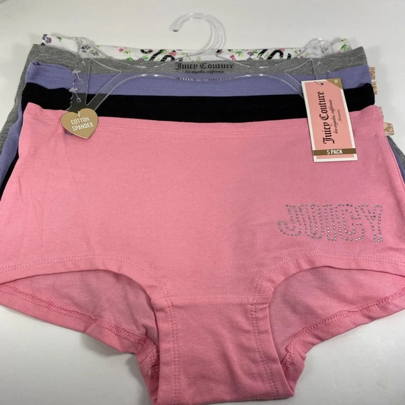 🆕Juicy Couture MultiColored Booty Short Panty Set - Picture 1 of 8